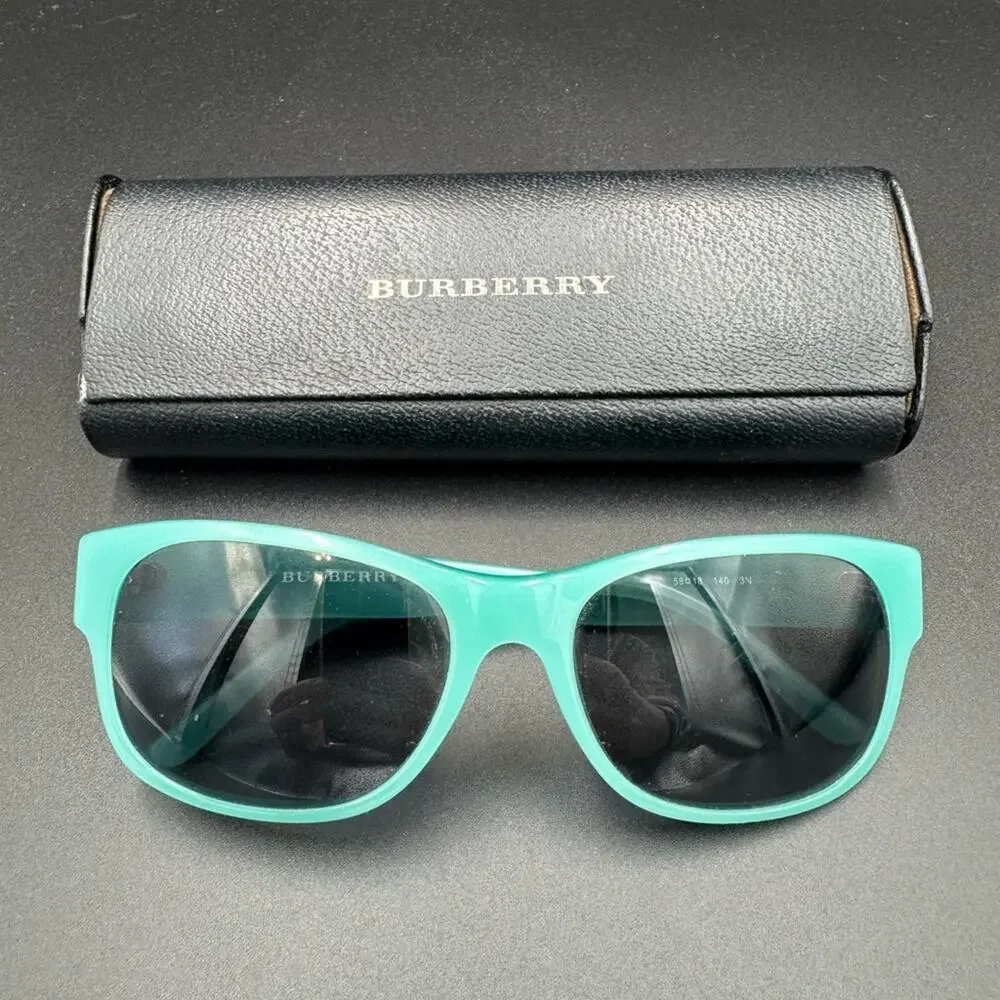 Burberry Women's Turquoise Sunglasses - Frames Only - Read remarks